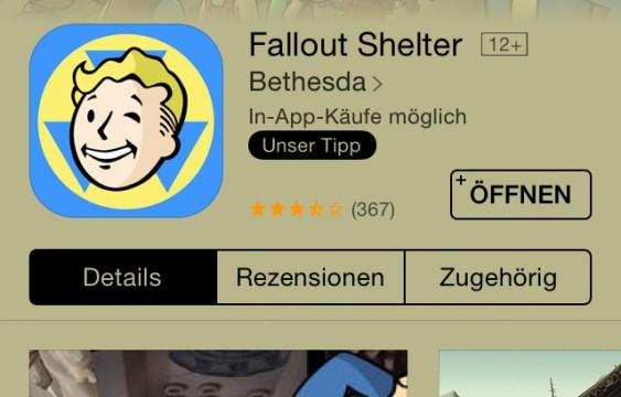 Android Version von Fallout Shelter auf Windows 10 Mobile installieren