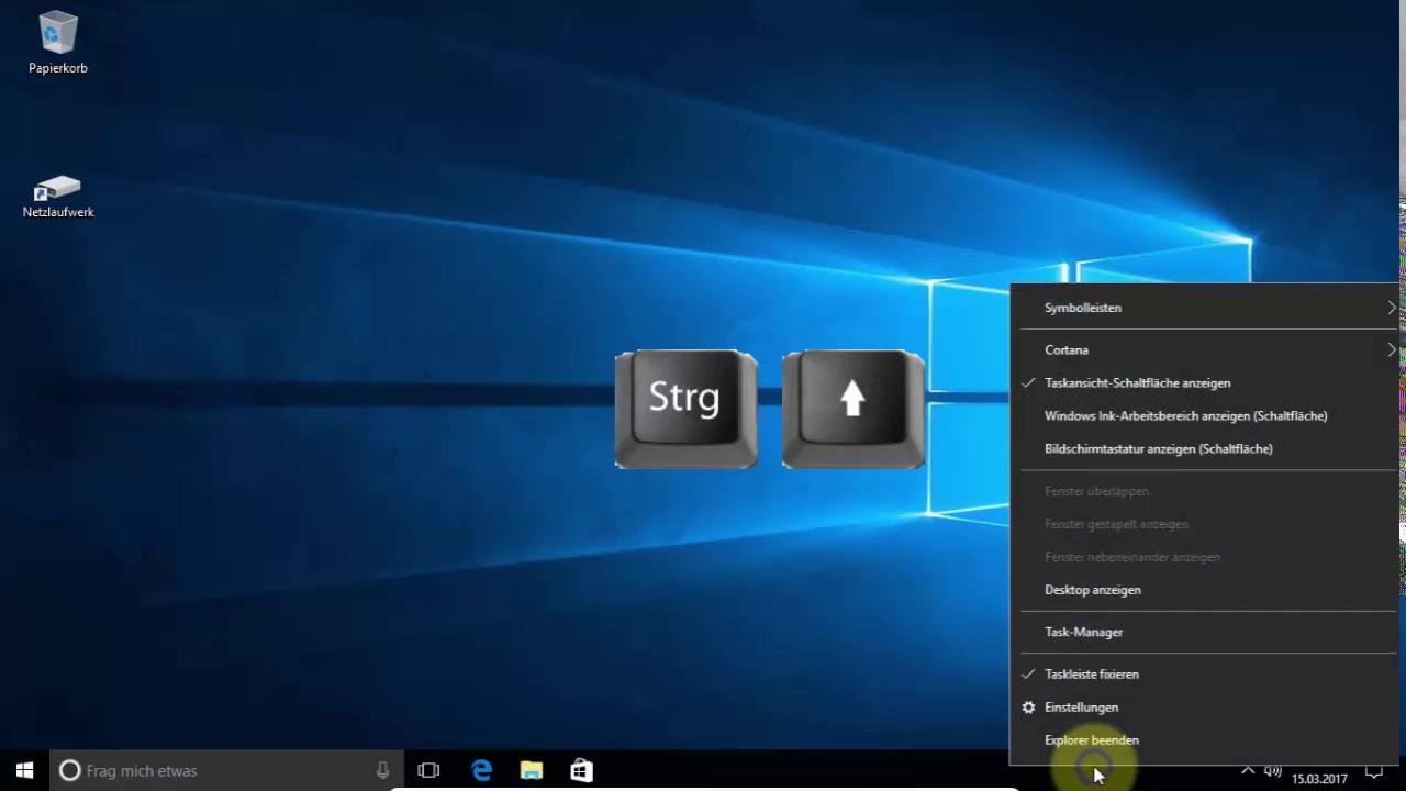 Lösung und Anleitung für einen verschwundenen Desktop bei Windows 10