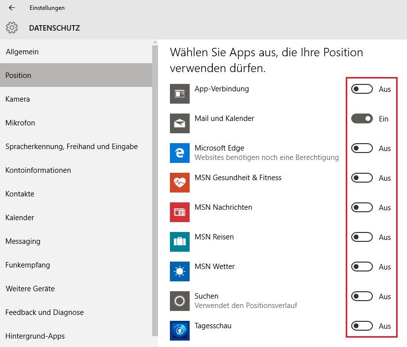 Windows 10: App-Berechtigungen ändern - so geht es