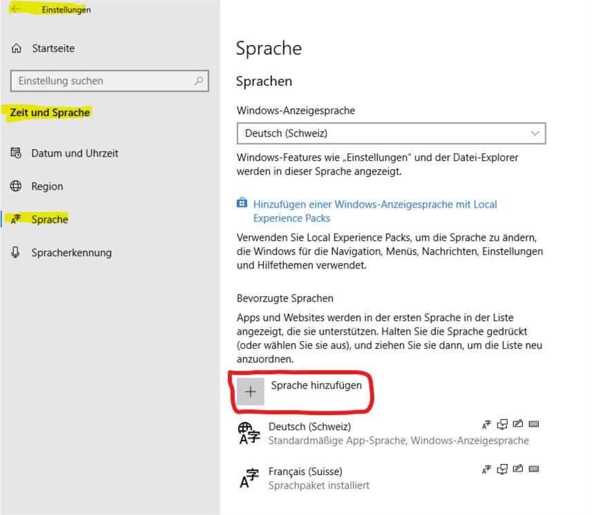 Windows 10 Sprache ändern - so geht es