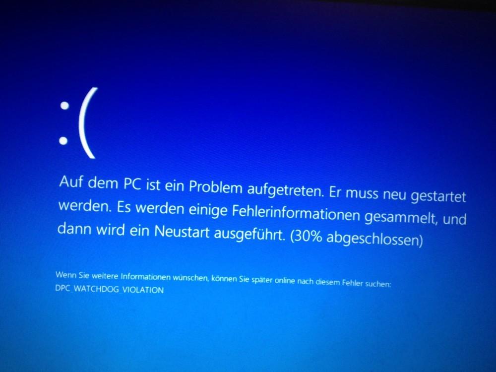 Dpc_WatchDog_Violation 0x00000133 Bluescreen beheben